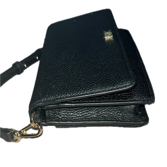 Michael Kors Black Crossbody Bag with Gold Accents - Picture 3 of 12